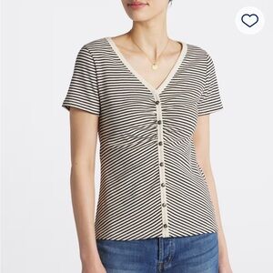 Stitch Fix - Nine Britton Black and White Button Down Shirt